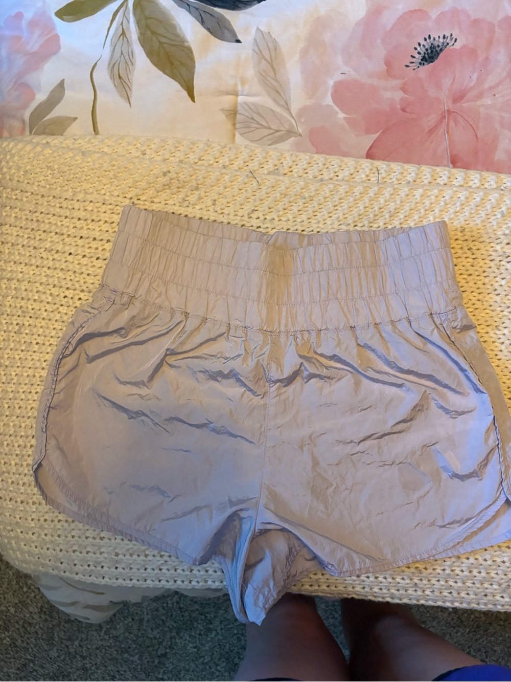 GB girls Lilac Lightweight Elastic Waist Shorts